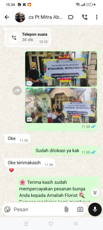 Testimonial Papan ucapan TANJUNG PINANG